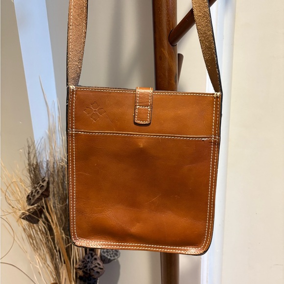 Patricia Nash Brown Leather Crossbody with Adjustable Strap - Picture 11 of 15